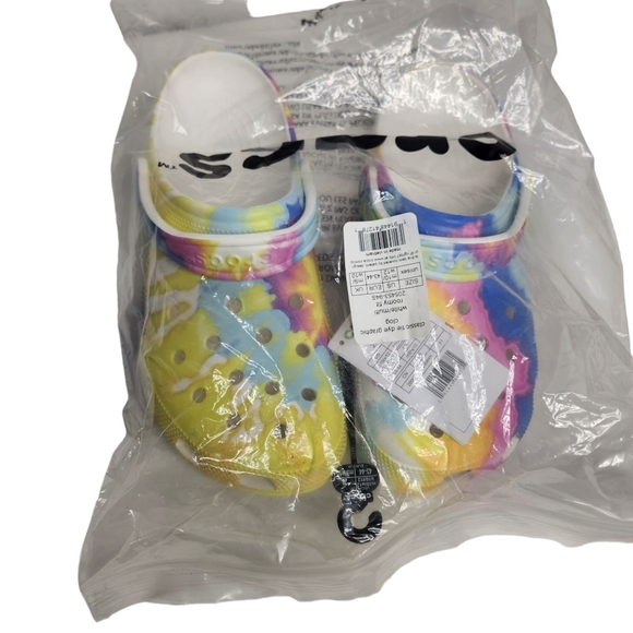 CROCS Classic Tie Dye Graphic Clog - Picture 1 of 5